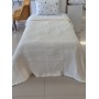 ETEHOMETEX HAVUZLU PİKE TAKIMI %100 PAMUK TEK KİŞİLİK KREM 8696474232109